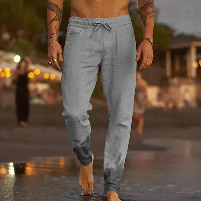 Mateo Beach | Beach Summer Linen Trousers