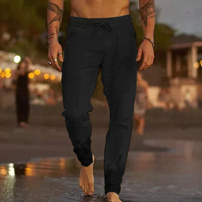 Mateo Beach | Beach Summer Linen Trousers
