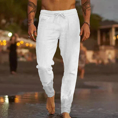 Mateo Beach | Beach Summer Linen Trousers