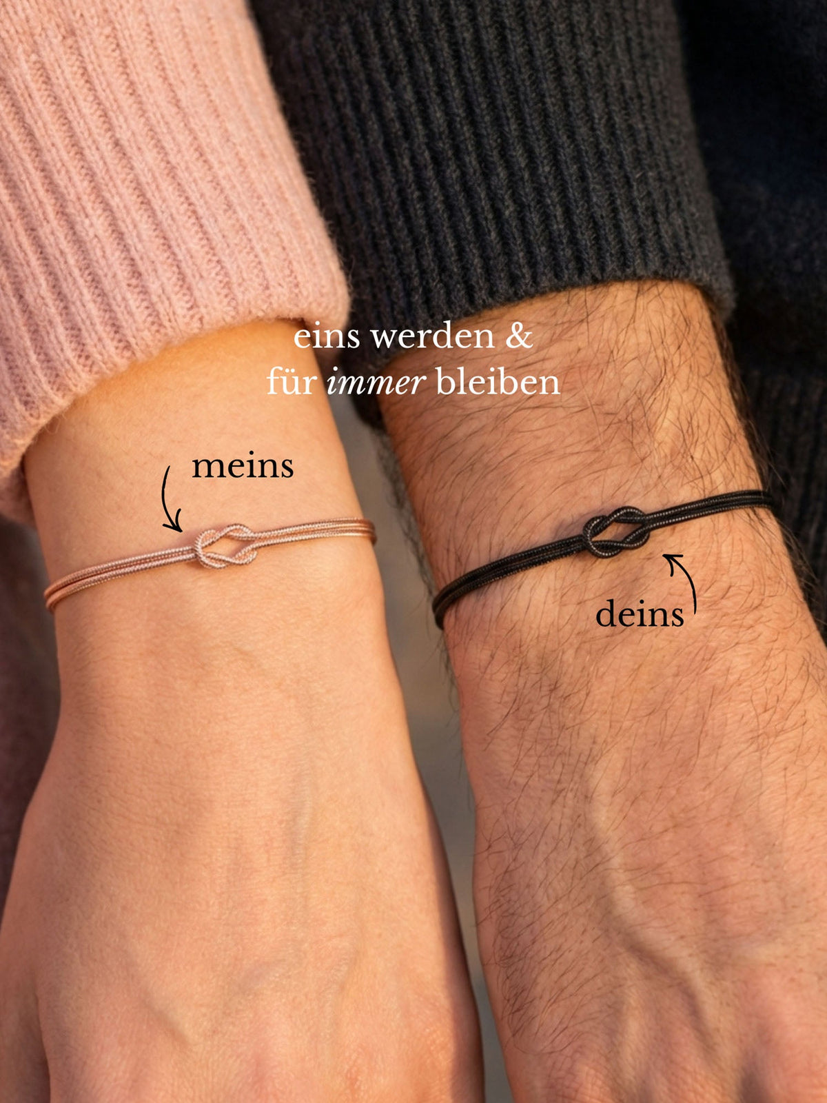 Love Knot – Partner Bracelet with Knot