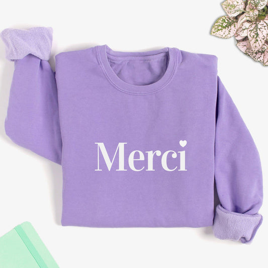 Lavender Merci Sweatshirt