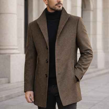 Marc™ | Long Wool-Blend Overcoat