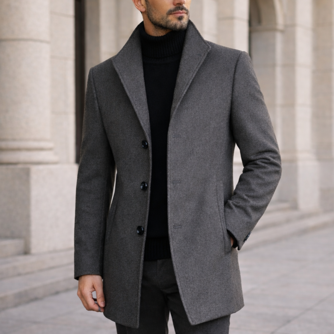 Marc™ | Long Wool-Blend Overcoat