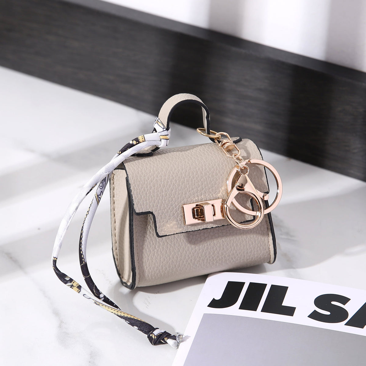 Mini Luxury Bag Keychain Charm