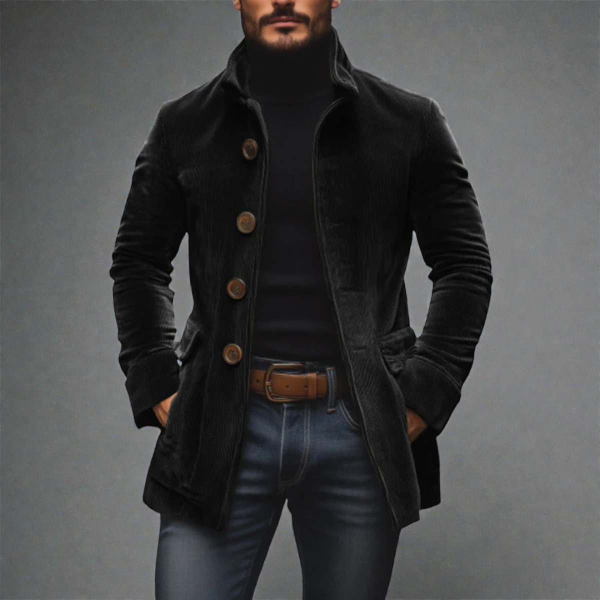 Davide™ | Velour Corduroy Jacket