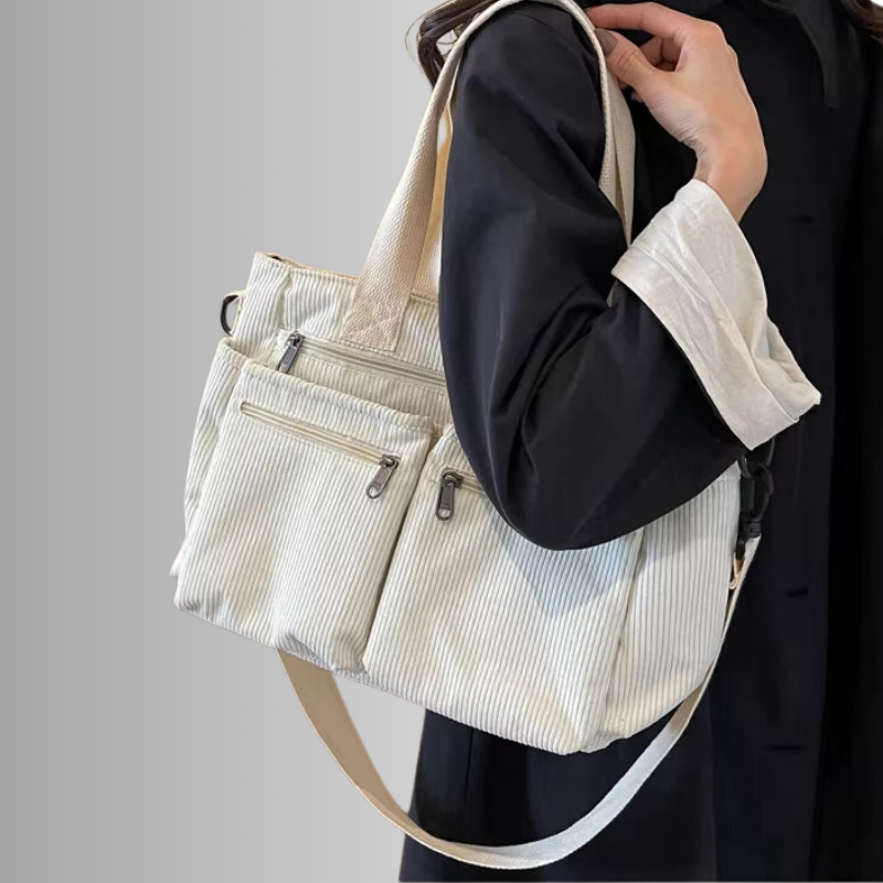 Luna - Urban Cord Tote Bag
