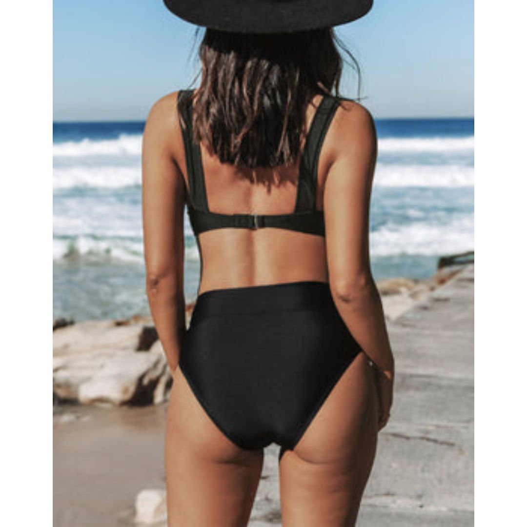 Hilde | High-waisted swimsuit - Aurora Classics