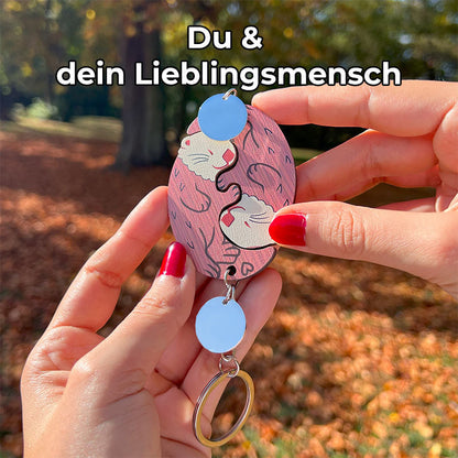 Loving Otters Keychain Set (2 Pieces)