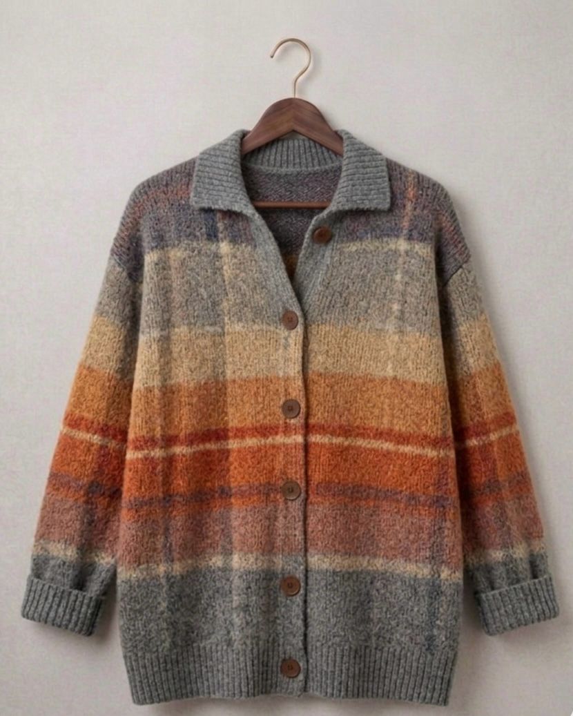 Marissa™ | Timeless Chequed Cardigan