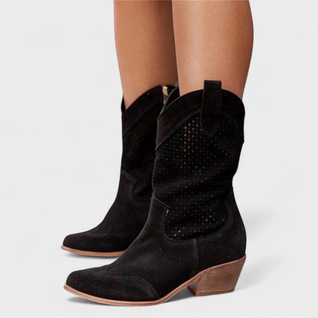 Veronica | Cream Comfort Ankle Boot