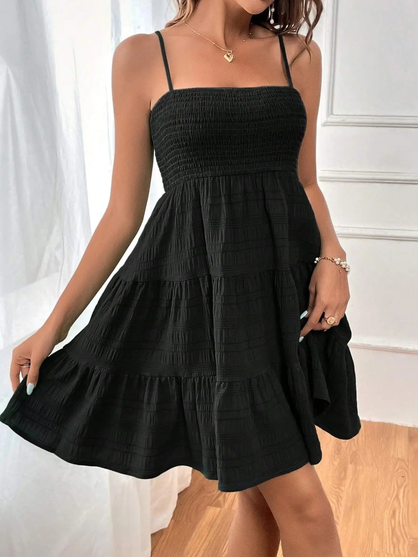 Maya™ | Tiered Ruffle Mini Dress