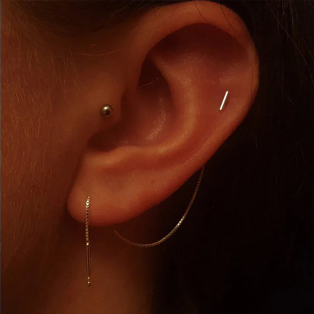 Ena Sol Chain Earrings