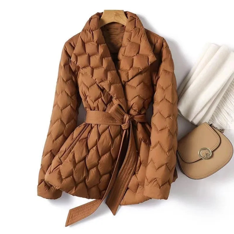 Zoe | Tie Belt Jacket