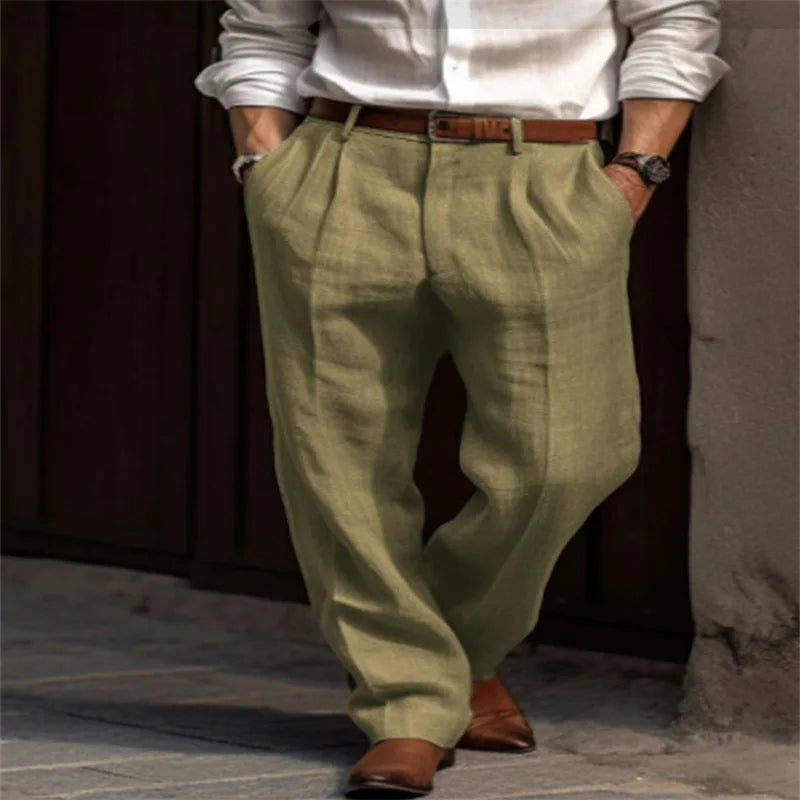 Corsaro | Tailored Linen Trousers for Summer Refinement