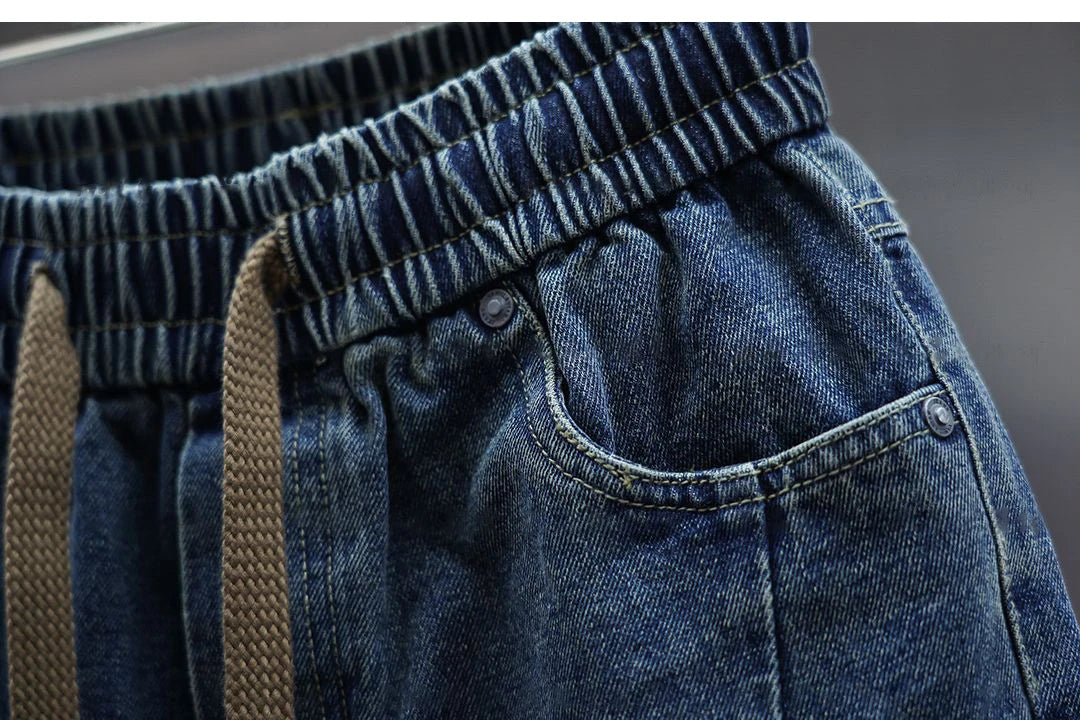 Kaelen™ | Baggy Denim Pants with Elastic Waist
