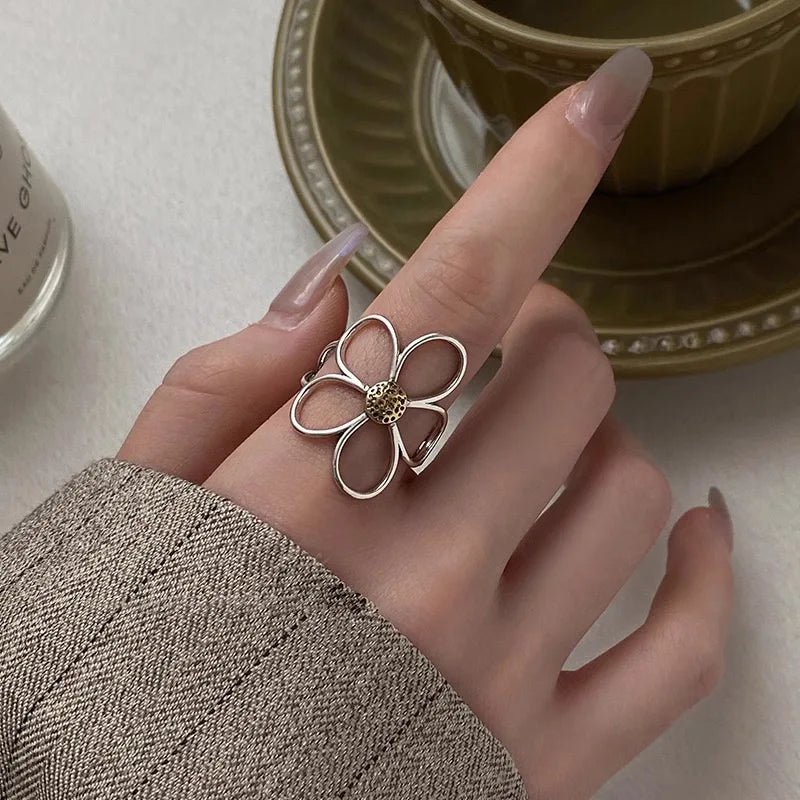 Sunbound Sterling Silver Petal Ring - Aurora Classics