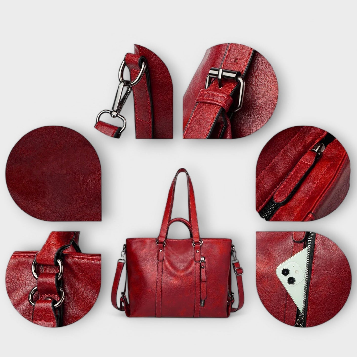 Brielle- Large Leather Bag