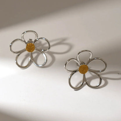 Sunbound Sterling Silver Petal Earrings - Aurora Classics