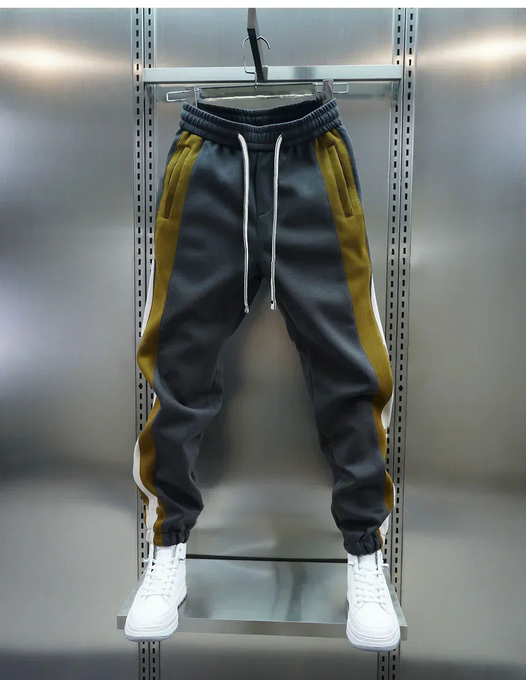 Vance™ | Contrast Taped Stretch Trousers