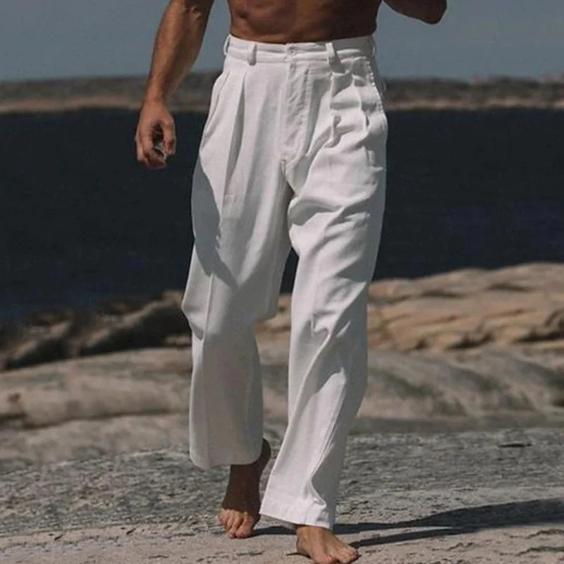 Corsaro | Tailored Linen Trousers for Summer Refinement