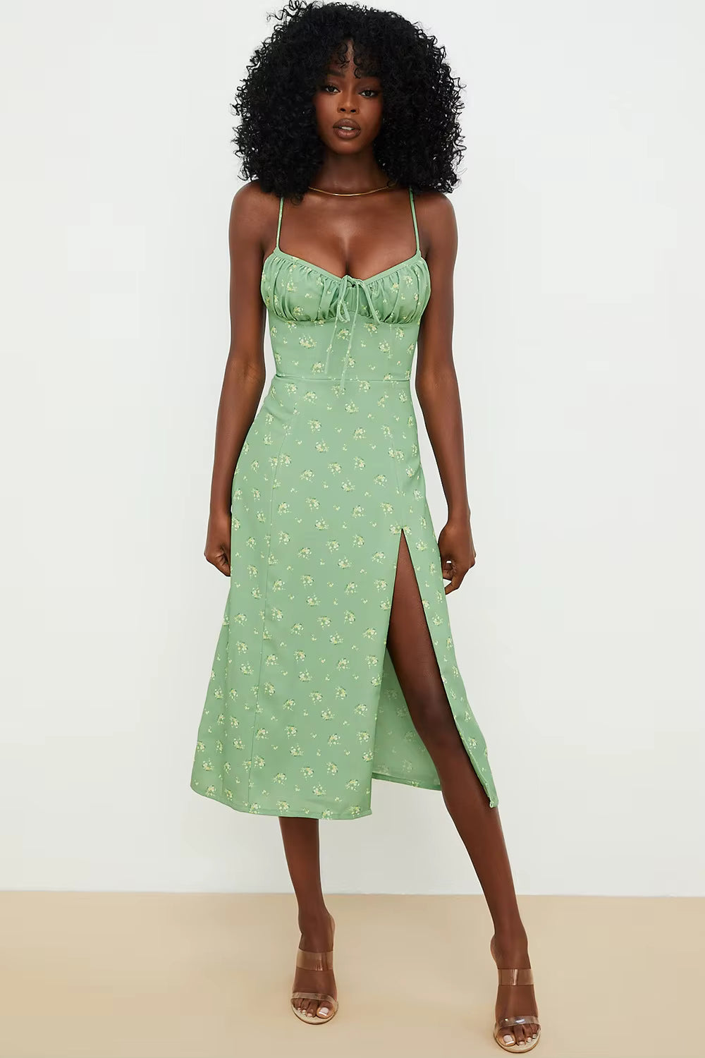 Isla™ – Elegant Floral Maxi Dress - Aurora Classics