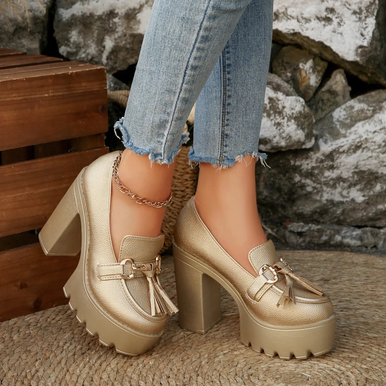 Mavina Platform Loafers