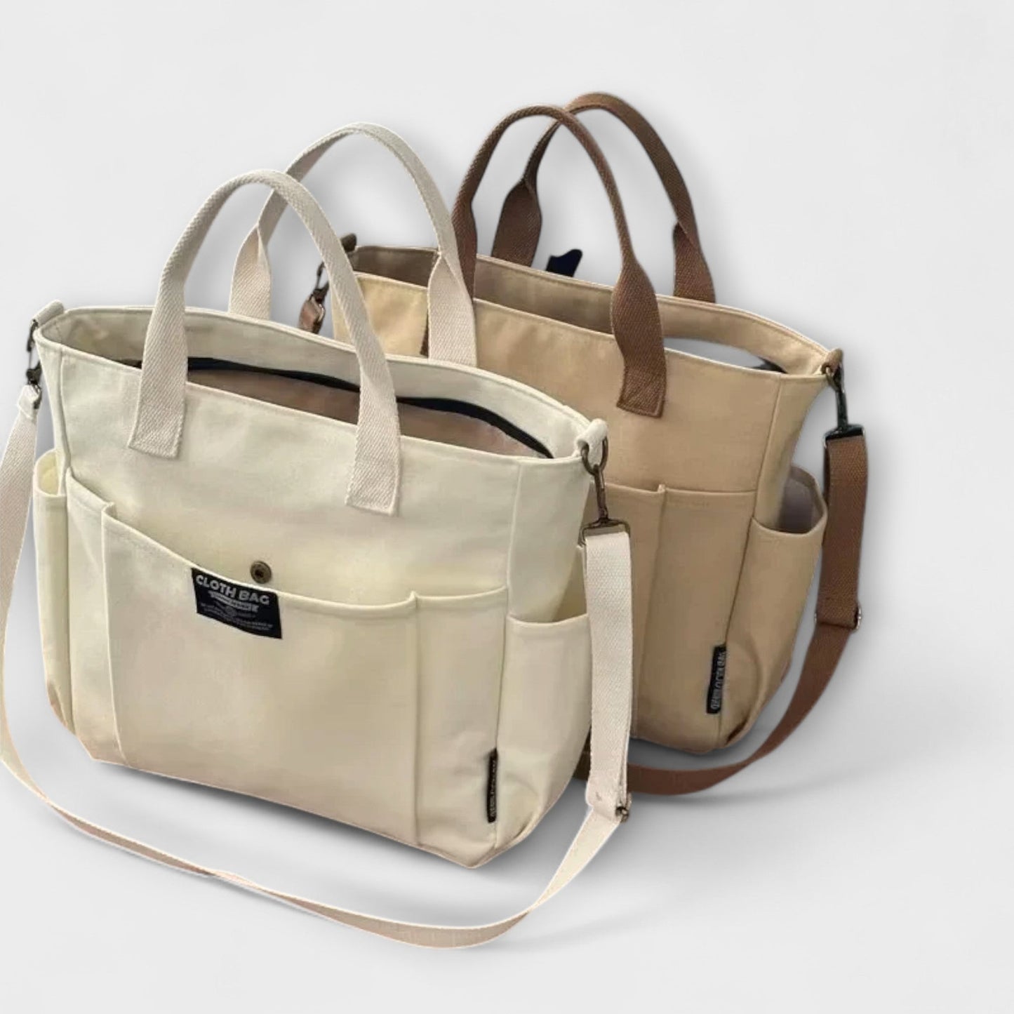 Kira™ | Minimalist Canvas Tote Bag