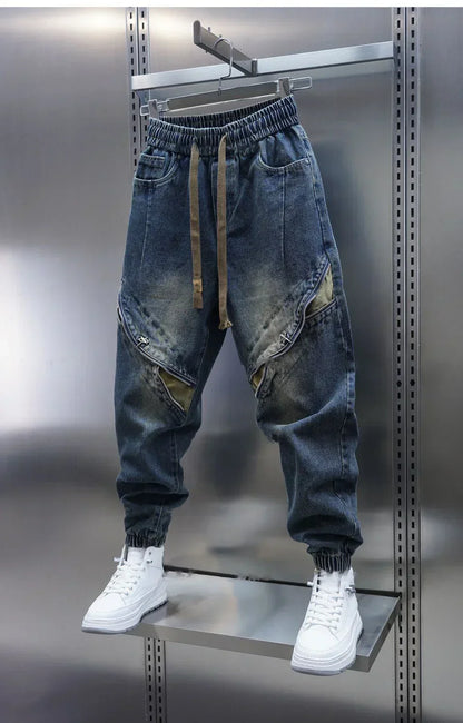 Kaelen™ | Baggy Denim Pants with Elastic Waist