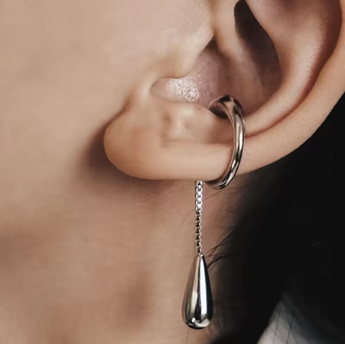 Studio Line Cuff Earring