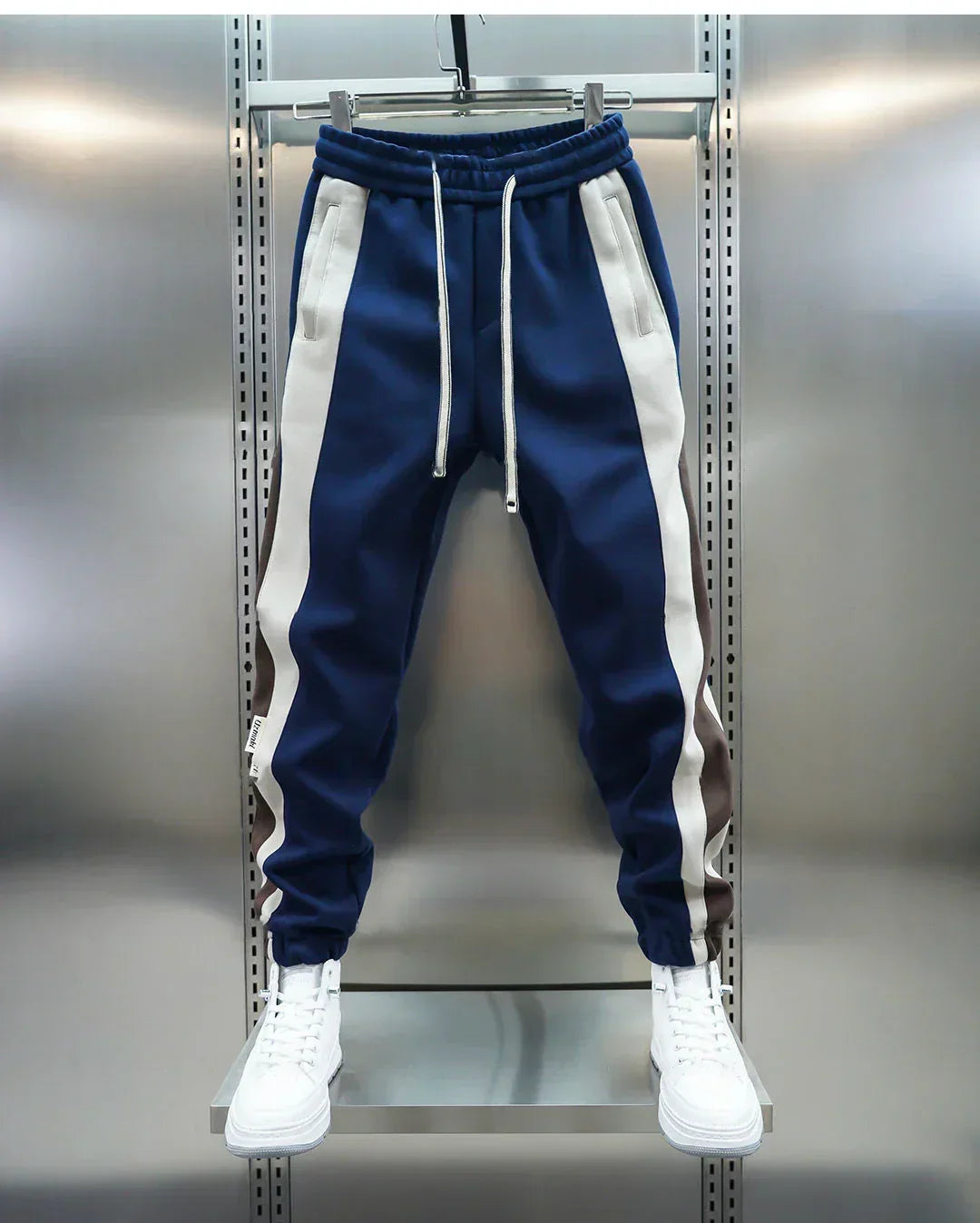 Vance™ | Contrast Taped Stretch Trousers