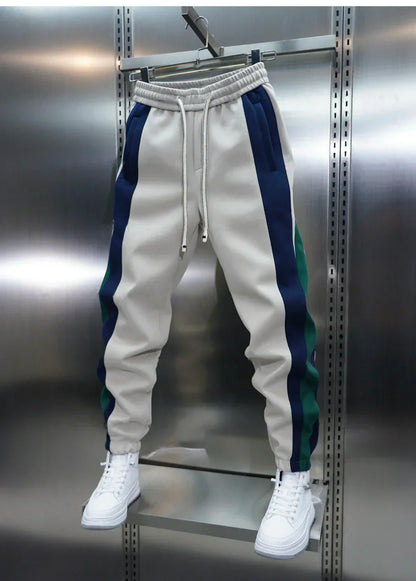Vance™ | Contrast Taped Stretch Trousers