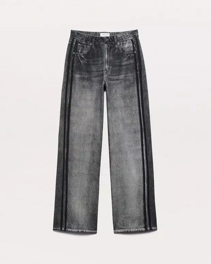 Two-Stripe Sweatpant Jeans