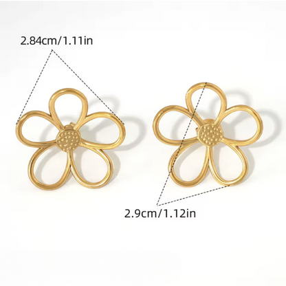 Sunbound Sterling Silver Petal Earrings - Aurora Classics