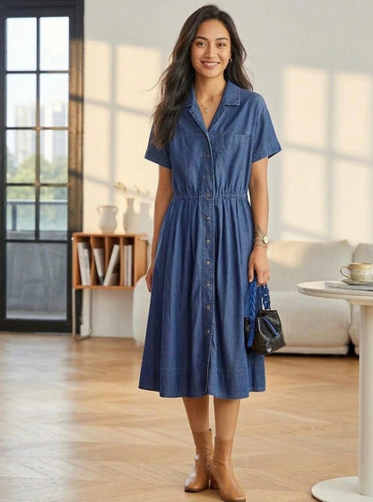 Harper Denim Dress