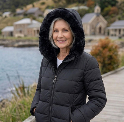 Olivia™ | Quilted A-Line Winter Coat