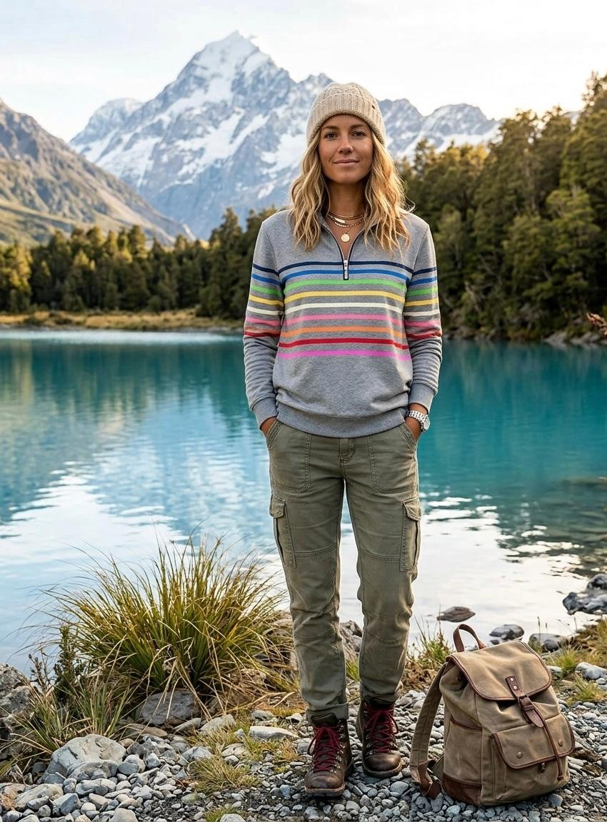Sanne™ | Colorful Stripe Knit