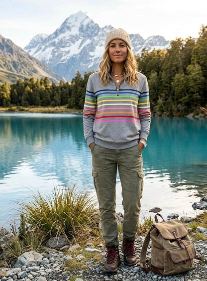 Sanne™ | Colorful Stripe Knit
