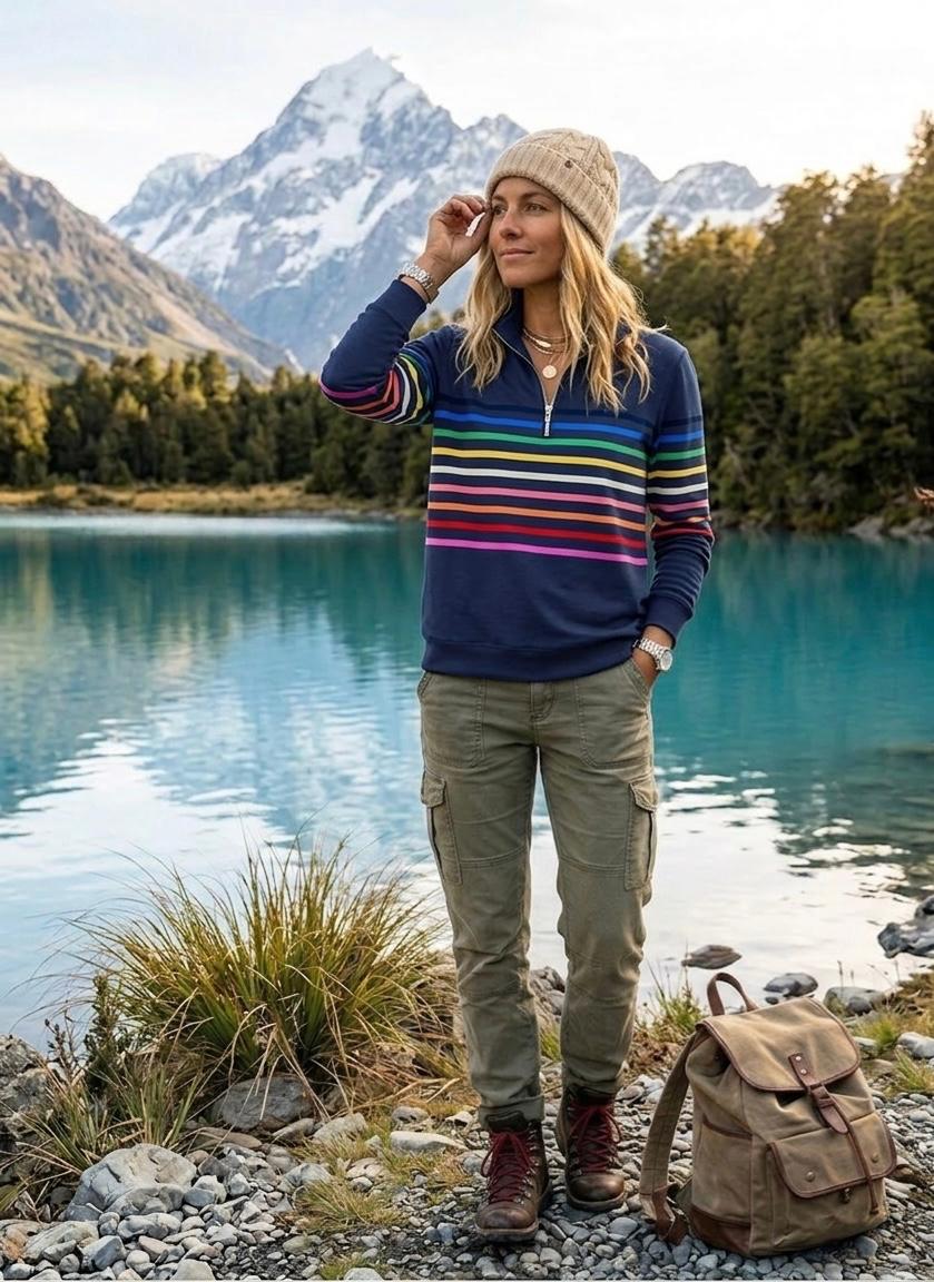 Sanne™ | Colorful Stripe Knit