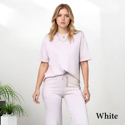 Women's Chic Top & Matching Pants 2-Piece Outfit — Anniversary Edit