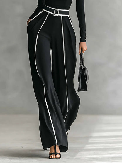 Vera ™ | Elegant Two-Piece Set with Contrast Details