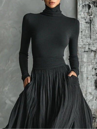Eva ™ | Elegant Pleated Skirt Set