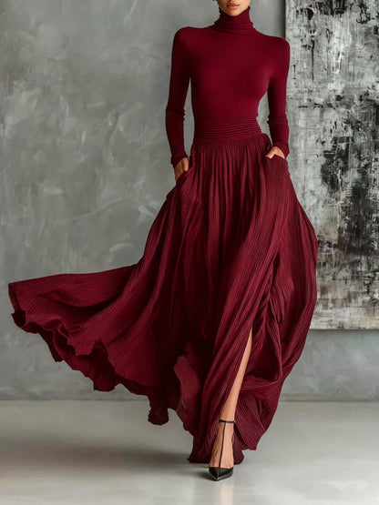 Eva ™ | Elegant Pleated Skirt Set