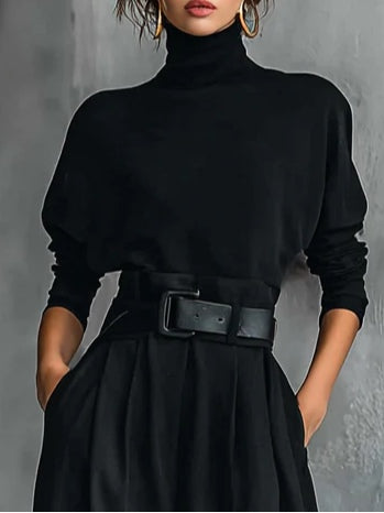 Lisa™ | Black Belted Co-Ord Set