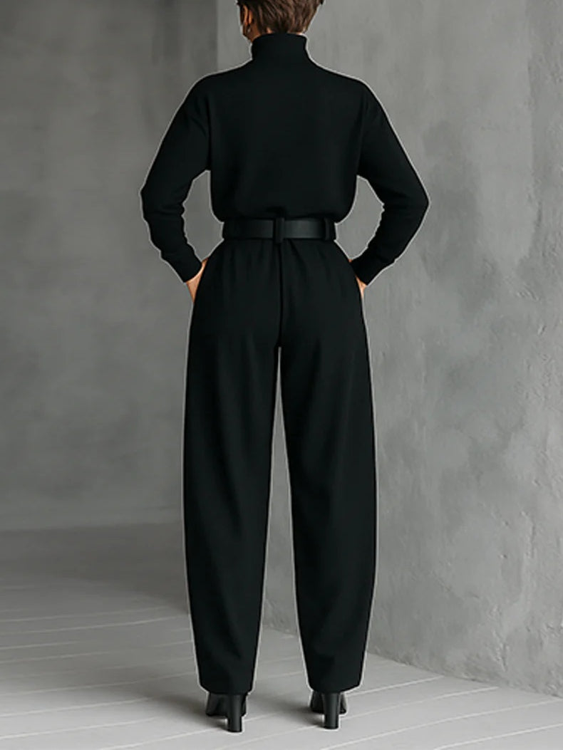 Lisa™ | Black Belted Co-Ord Set