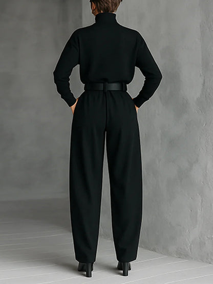 Lisa™ | Black Belted Co-Ord Set