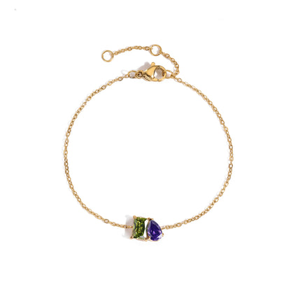 Toi Et Moi Birthstone Bracelet