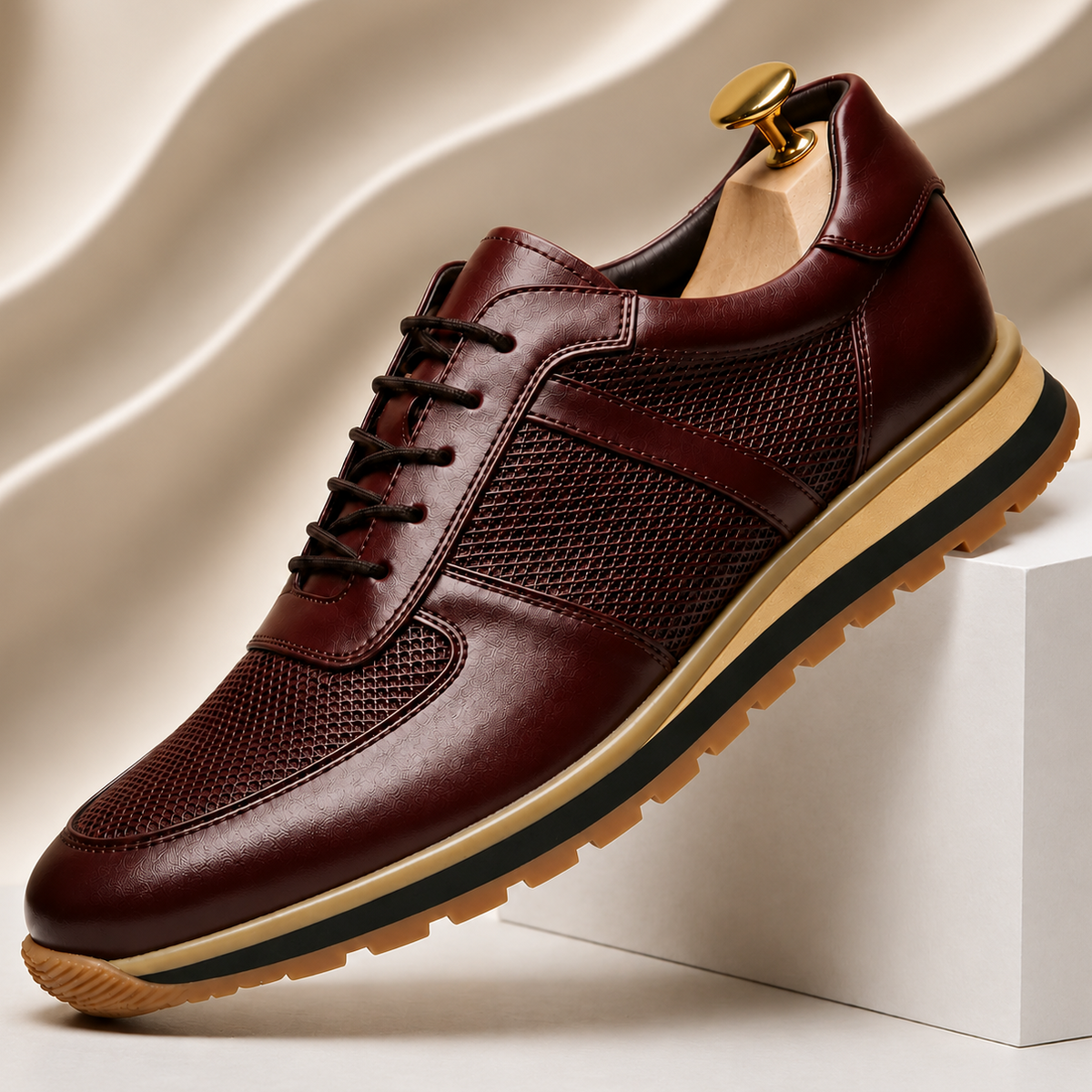 Milano | Men's Full-Grain Leather Low-Tops