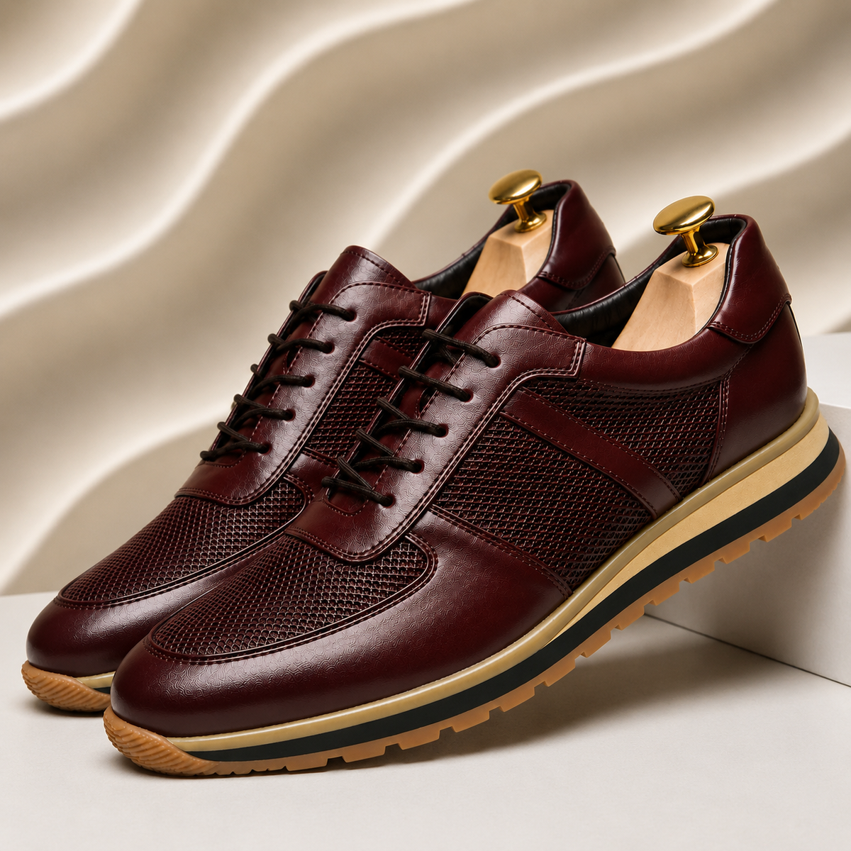 Milano | Men's Full-Grain Leather Low-Tops