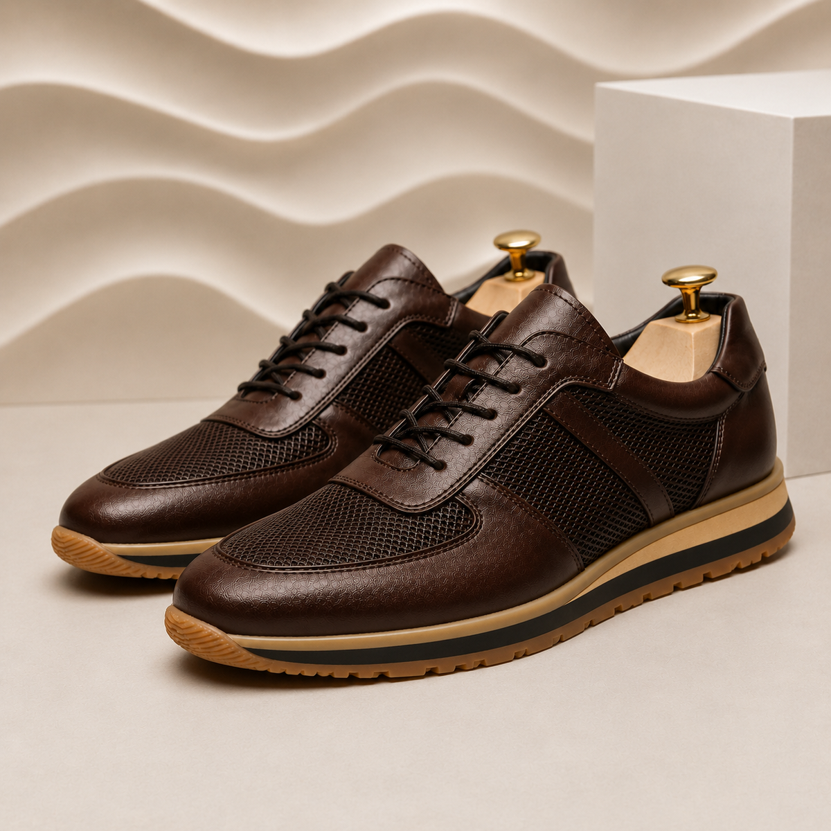 Milano | Men's Full-Grain Leather Low-Tops