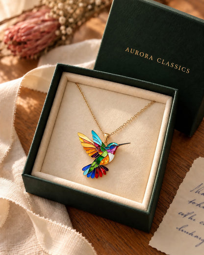 The Hummingbird Necklace — Full Colour